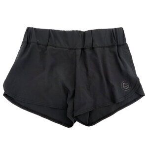 Mountain Ops Women Large Black Lined Athletic Outdoor Shorts Waistband Pocket